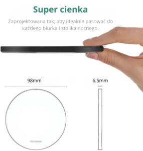 Ultracienka ładowarka bezprzewodowa 100W – kompaktowa, lekka i wygodna w podróży